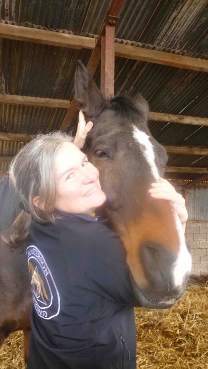 Katherine Harberd with a horse